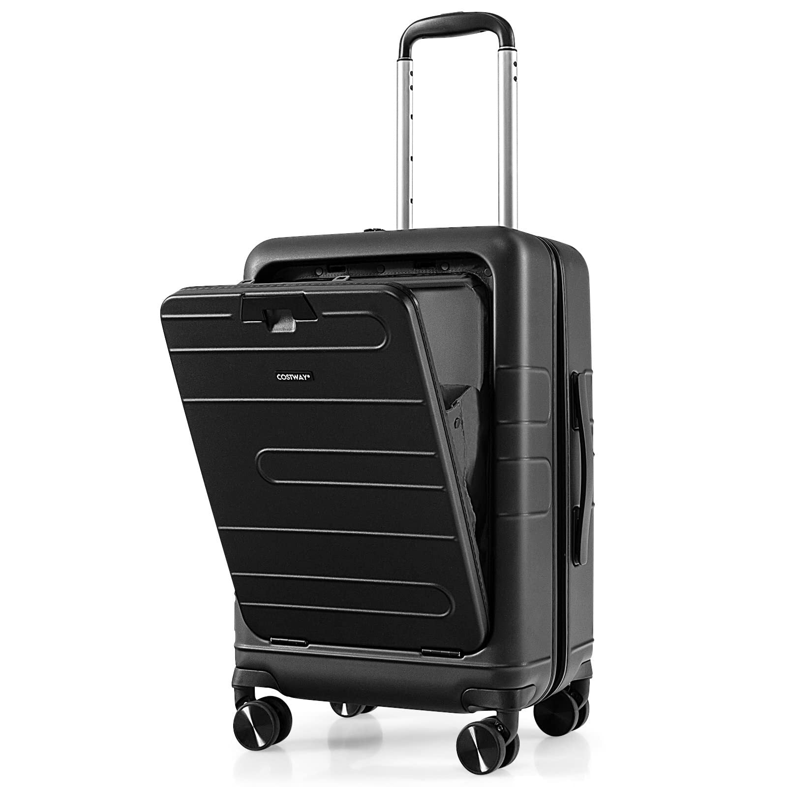 20-Zoll Koffer Handgepäck Reisegepäck Aus PC Mit Usb-Ladeanschl